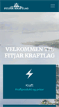 Mobile Screenshot of fitjar-kraftlag.no